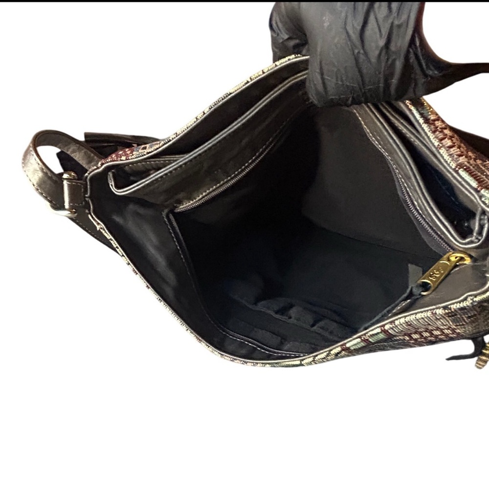 Sas Patchwork Shoulder Bag - Multicolor - image 6